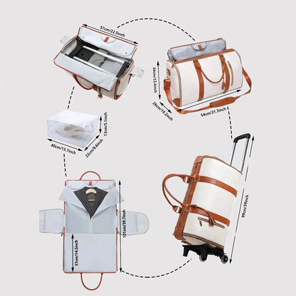 ABF™ Sac De Voyage Tout-en-Un – Roulettes